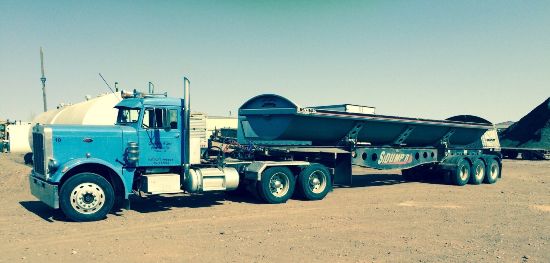 semi with dump trailer | Storbakken & Sons